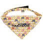 Touchdog Elephant Patterned Hook-and-Loop Fashion Dog Bandana