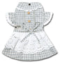 Touchdog 'I love Poochi' Classical Plaid Fashion Designer Dog Dress