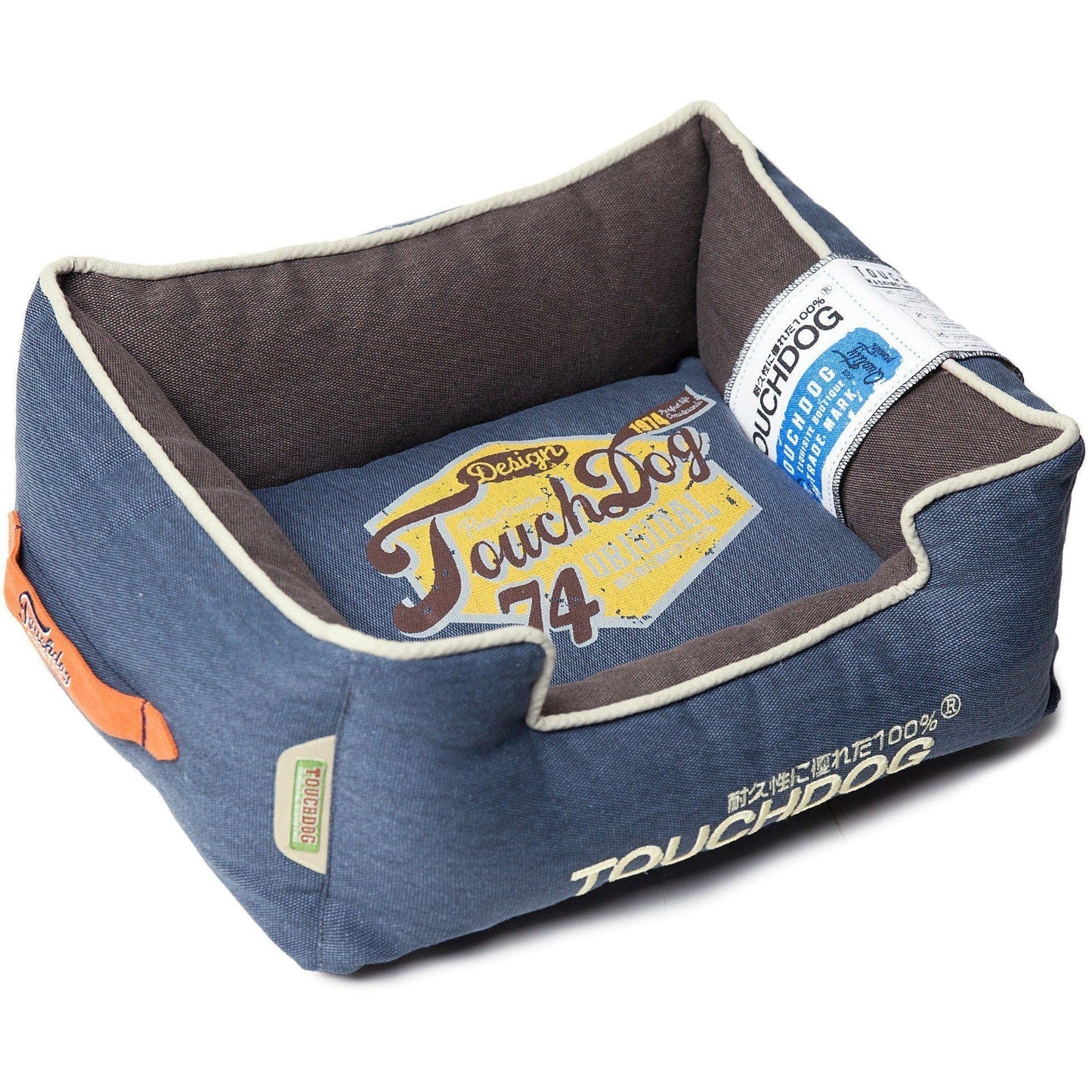 Touchdog ® 'Sporty Vintage' Original Reversible Rectangular Designer Dog Bed