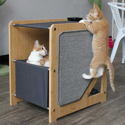 The Grotto - Short Cat Tree for Small Spaces