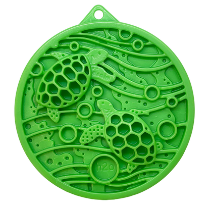 Water Nylon eCoin Durable Enrichment Snacking Coin for Dogs | USA-Made Lick Mat Alternative