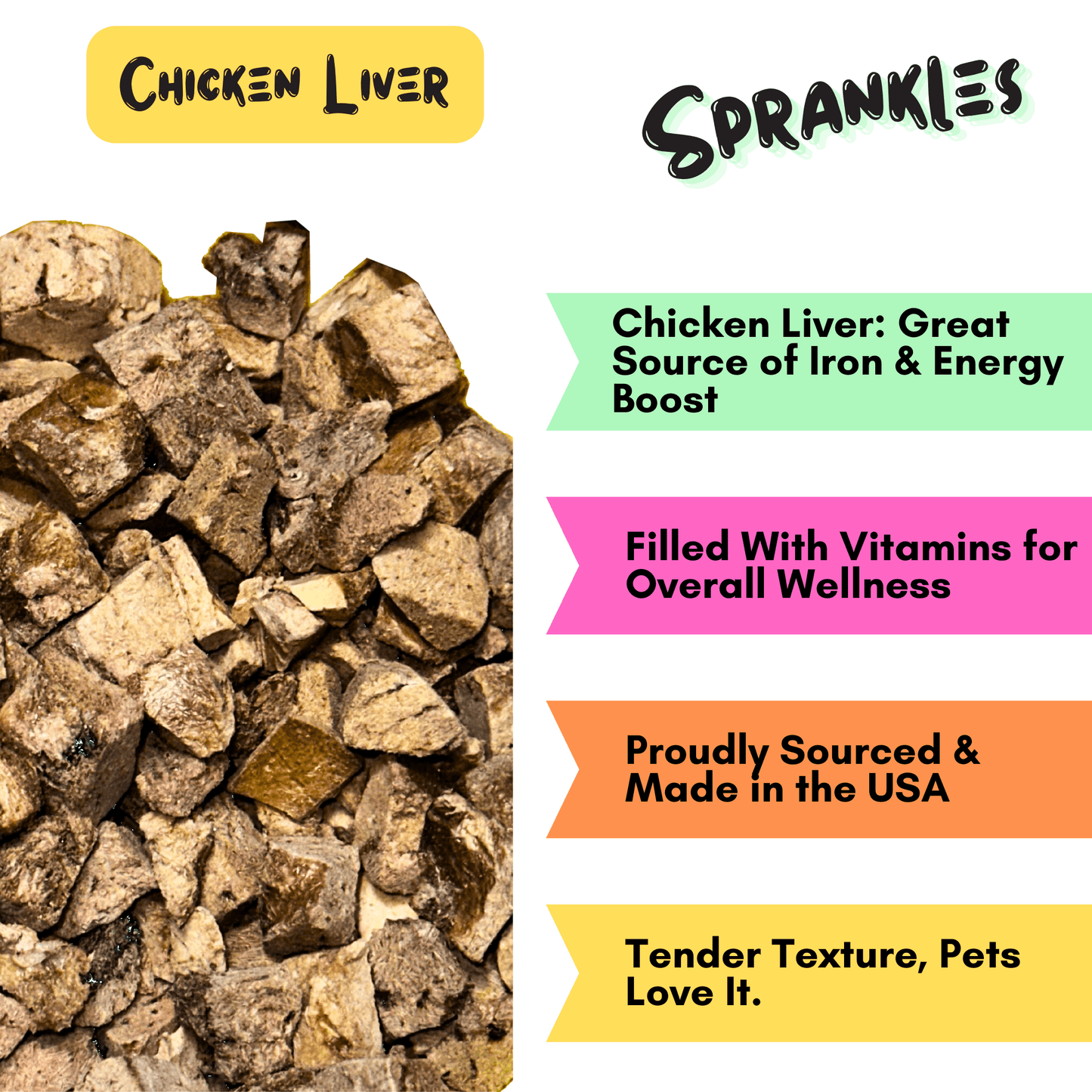 Wholesale Freeze Dried Chicken Liver Treats