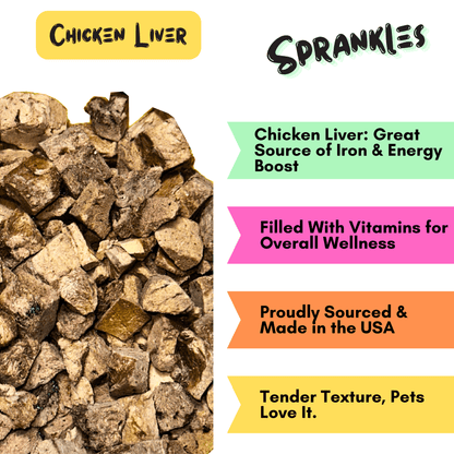 Wholesale Freeze Dried Chicken Liver Treats