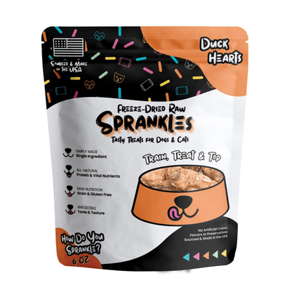 Wholesale Freeze Dried Duck Heart Treats