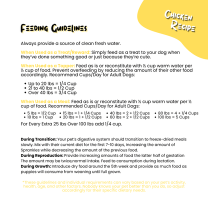 Wholesale Freeze Dried Raw Chicken Recipe, Meal Topper
